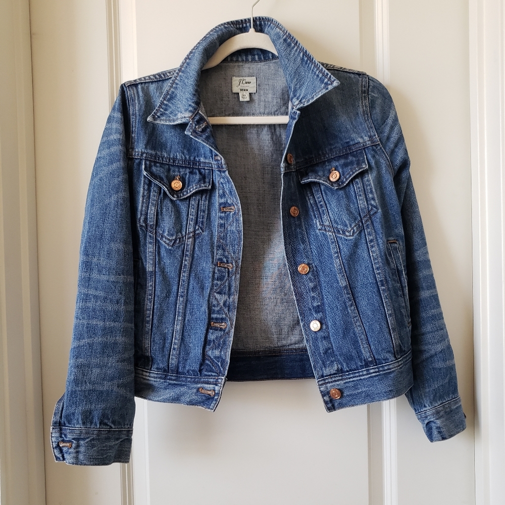 J Crew Denim Jacket Size XS
